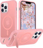 Magnetic Compatible with iPhone 14 Pro Max Case, [Built-in Invisible Kickstand][Compatible with MagSafe] [Military Grade Shockproof] Slim Translucent Matte Phone Case for iPhone 14 Pro Max 6.7"