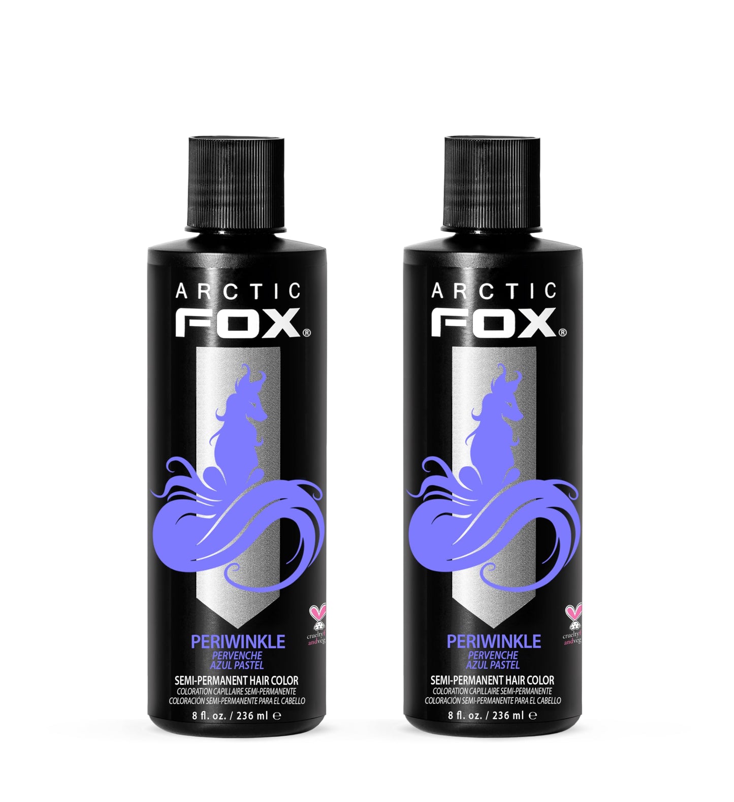 ARCTIC FOX Semi-Permanent Hair Dye - Sunset Orange, Vegan - 2 x 8 oz