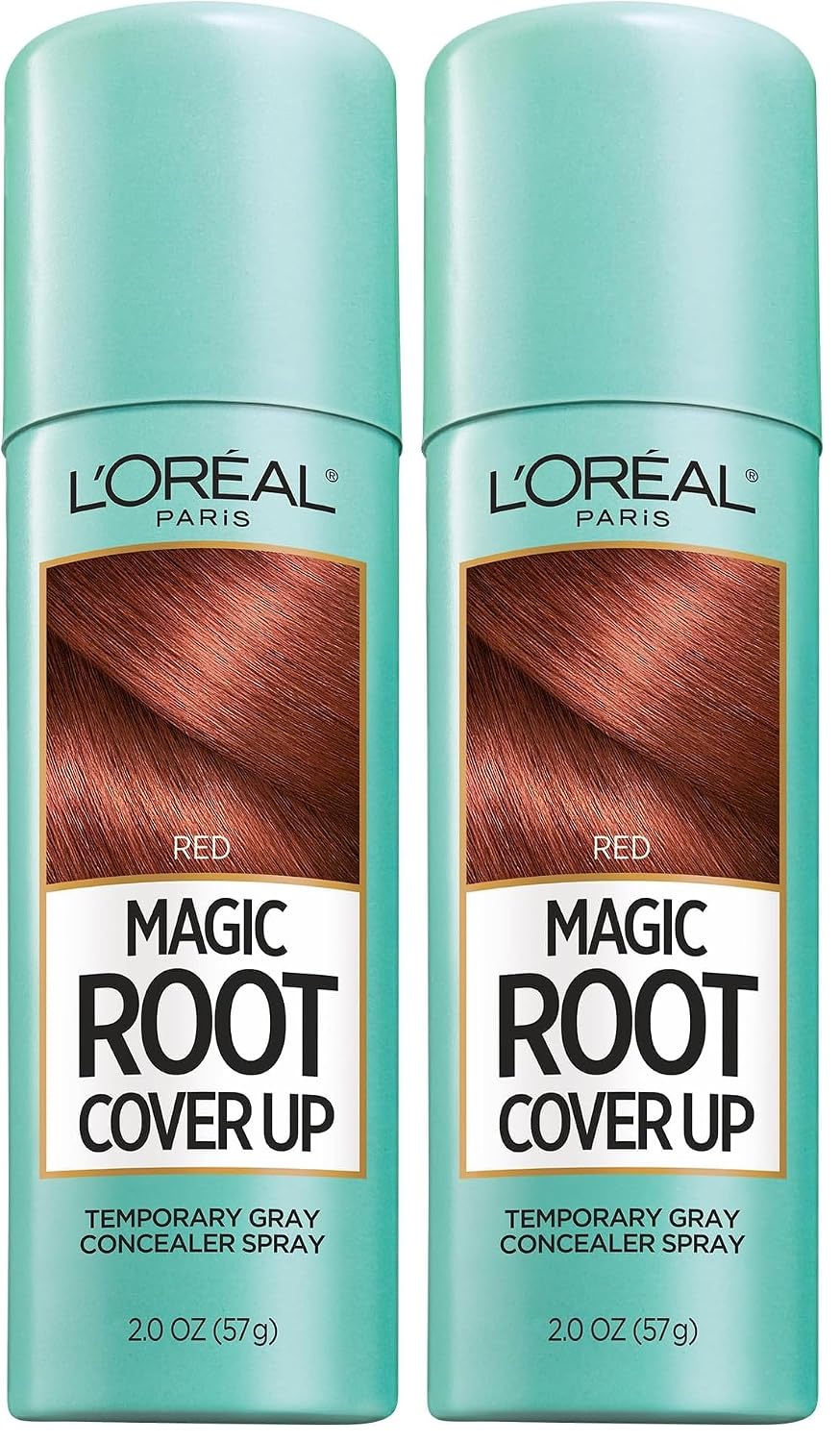 L'Oreal Paris Magic Root Cover Up Gray Hair Spray, 100% Gray Hair Coverage with Buildable, Lightweight, Transfer-Resistant, and Temporary Formula, Ammonia-Free, Dark Blonde, 2 oz (1 Count)