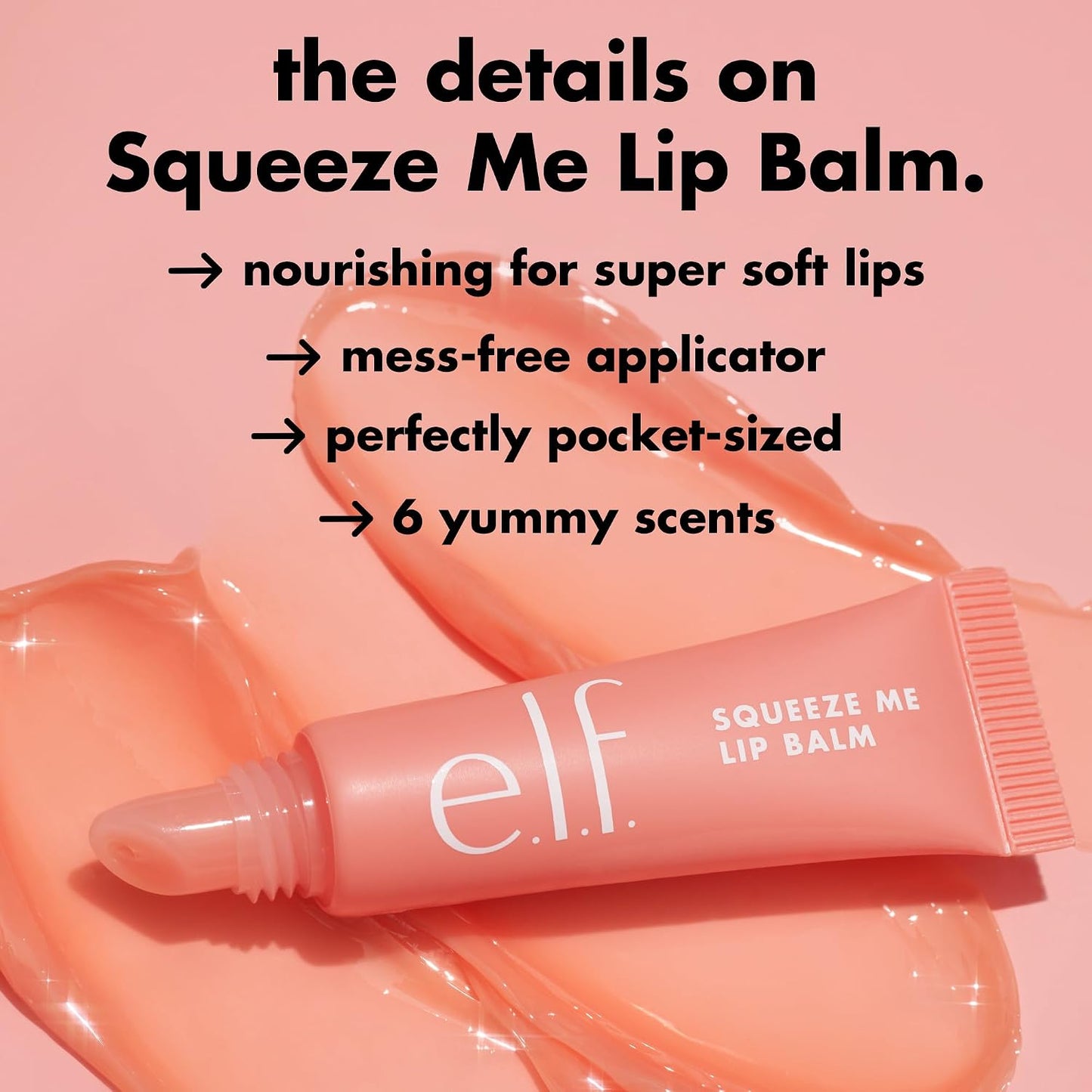 e.l.f. Squeeze Me Lip Balm, Strawberry