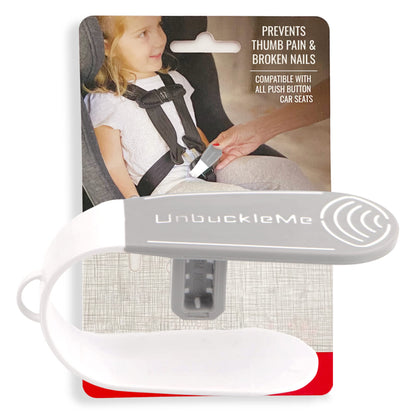 UnbuckleMe Car Seat Buckle Release Tool - Easy Opener Aid for Arthritis, Long Nails, Older Kids - Button Pusher for Infant, Toddler, Convertible 5 pt Harness car Seats - As Seen on Shark Tank (Aqua)