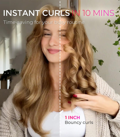 TYMO Automatic Rotating Curling Iron, TYMO CURLPRO Beach Waves Hair Curler