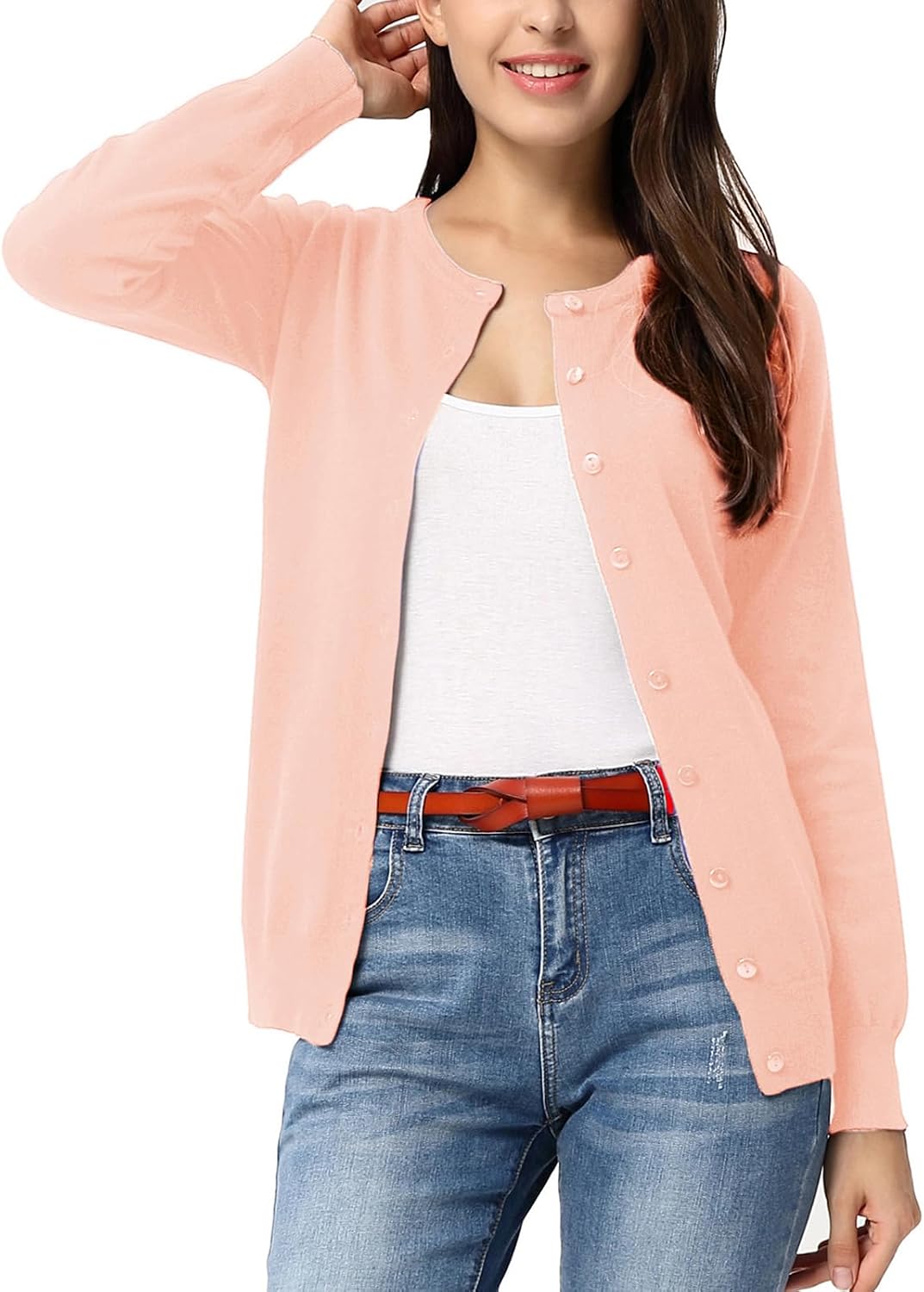 GRACE KARIN Knit Cardigan Sweaters for Women Lightweight Fall Outfits 2026