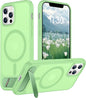 Magnetic Compatible with iPhone 14 Pro Max Case, [Built-in Invisible Kickstand][Compatible with MagSafe] [Military Grade Shockproof] Slim Translucent Matte Phone Case for iPhone 14 Pro Max 6.7"