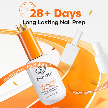 modelones Gel Top Base Coat Set 15ml 2026 Upgrade No Wipe Super Shine