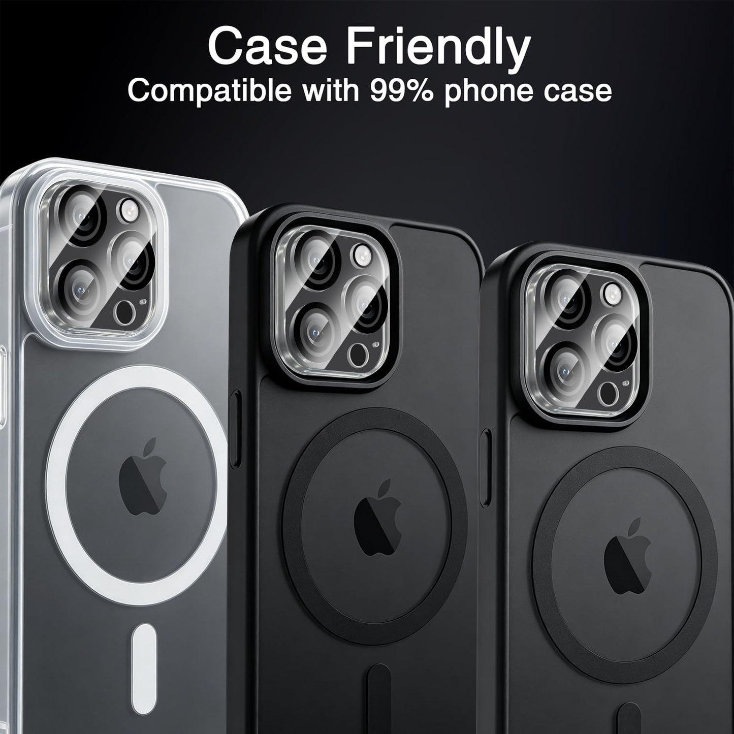 Wiaocit Camera Lens Protector for iPhone 16 Pro/iPhone 16 Pro Max