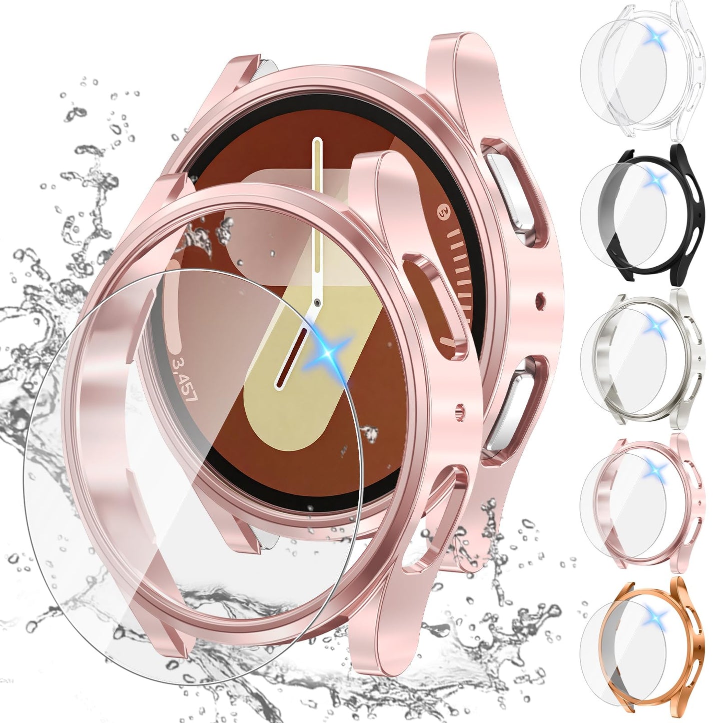 Tensea 5+5PCS for Samsung Galaxy Watch Ultra 47mm Screen Protector Case