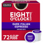 Eight O'Clock Coffee Hazelnut, Single-Serve Keurig K-Cup Pods, Flavored Medium Roast Coffee Pods, 96 Count