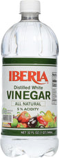 Iberia All Natural Distilled White Vinegar, 1 Gallon - 5% Acidity