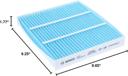 BOSCH 6055C HEPA Cabin Air Filter - 3 Layer Protection For A Healthier Ride