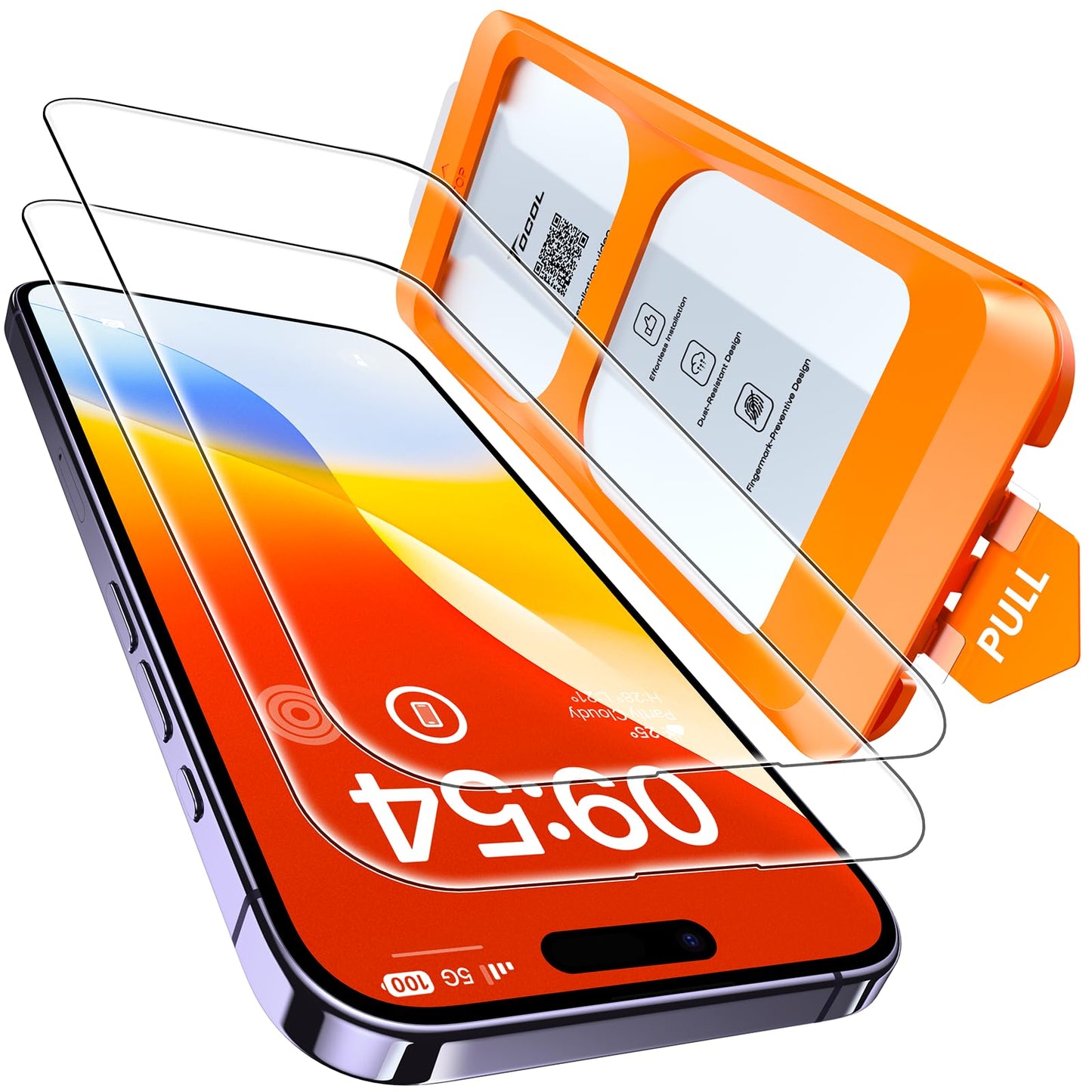 TOCOL for iPhone 17 Pro Max Screen Protector, Clear