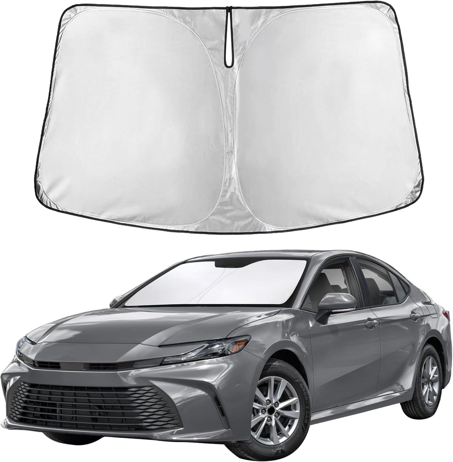 Autovir Windshield Sun Shade, 2017-2026 Tesla Model 3 & Y, 280T Visor Shade