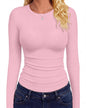 GAYHAY Long Sleeve Shirts for Women Tops Fitted Clothes Fall Fashion 2026