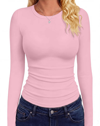 GAYHAY Long Sleeve Shirts for Women Tops Fitted Clothes Fall Fashion 2026