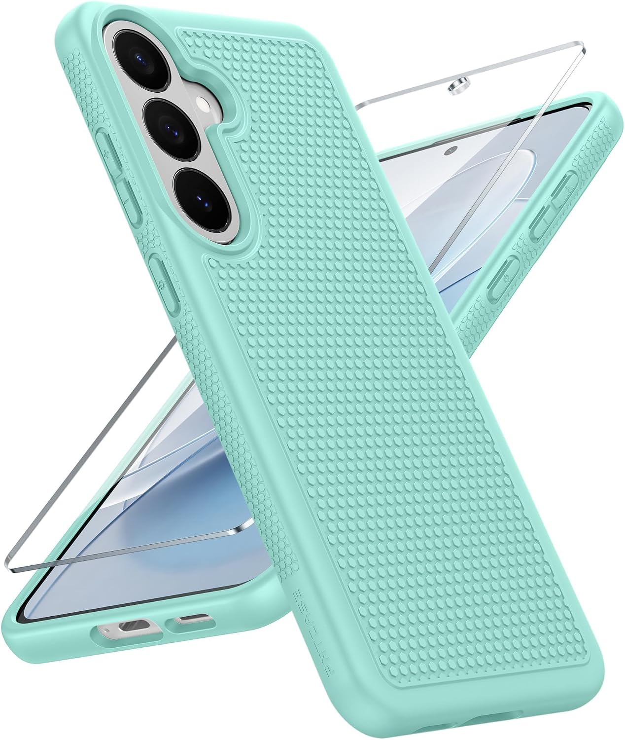 FNTCASE for Google Pixel 10 / Pixel 10 Pro Case: Soft TPU Non Slip Blue