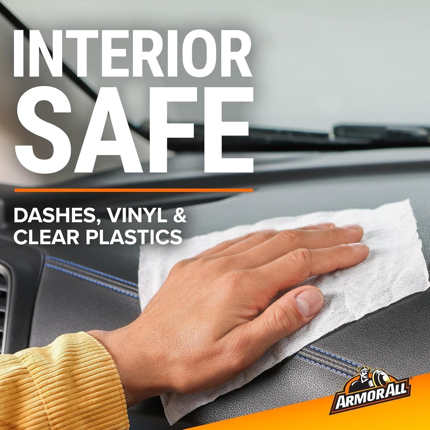 Armor All Car Interior Value Pack, 90 Count, Auto Cleaning Wipes