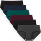 INNERSY Womens Underwear Cotton Hipster Panties Regular & Plus Size 6-Pack
