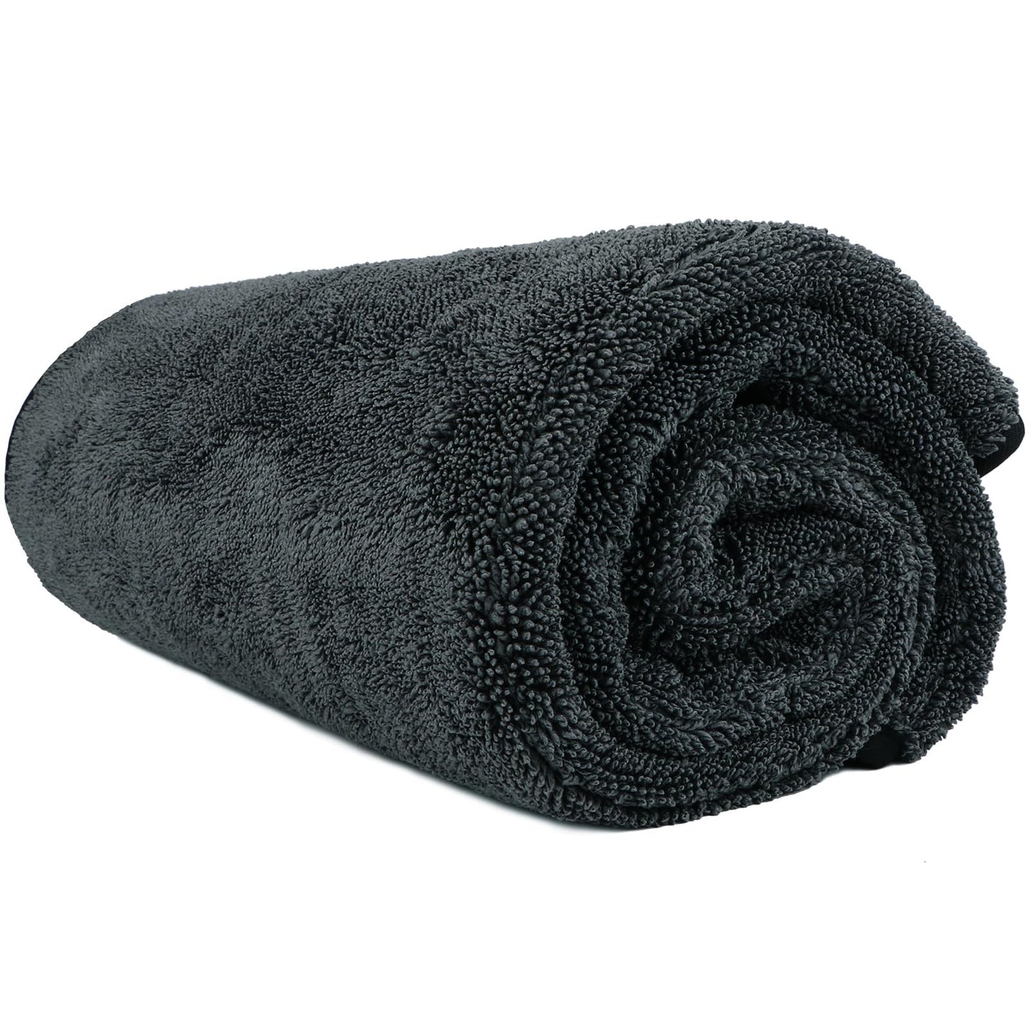 HOMEXCEL Microfiber Cleaning Cloth 12 Pack, 12.5 x 12.5 inch Microfiber Towels for Cars, Ultra Absorbent Washing Cloth, Lint Free Streak Free Cleaning Rags for Car, Kitchen, and Window (Grey)