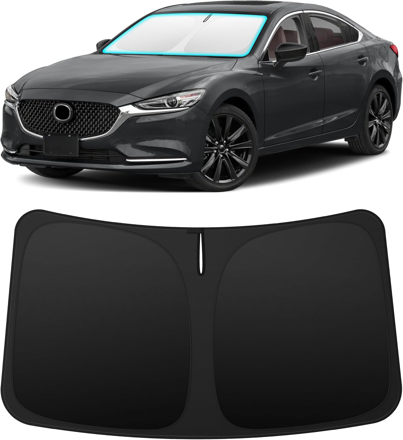 INSAUTO Custom Fit Windshield Sun Shade for Nissan Frontier 2005-2021
