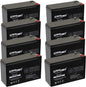 ExpertPower EXP1270, 12V 7Ah Battery SLA Rechargeable with F1 Terminals