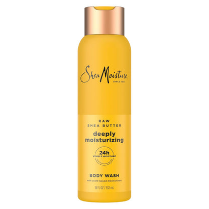 SheaMoisture Raw Shea Butter Body Wash Moisturize and Restore Deeply 18 oz