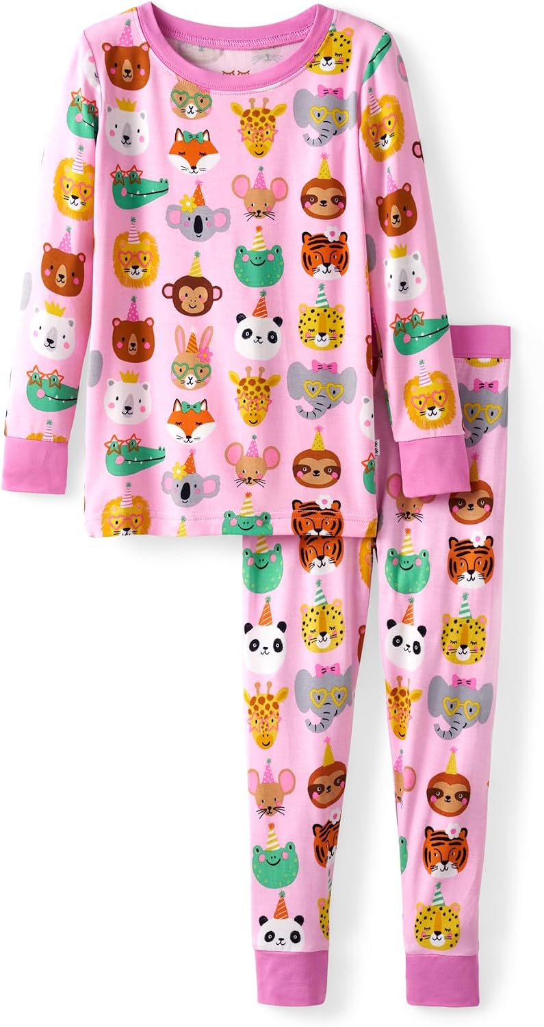 Little Sleepies Two-Piece Pajama Set, Viscose from Bamboo, Toddler Kids PJs