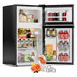 3.2 Cu Ft Mini Fridge with Freezer, Single Door Upright Freezer