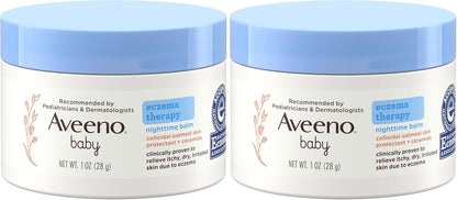 Aveeno Baby Eczema Therapy Nighttime Body Balm, Hypoallergenic, 11 oz
