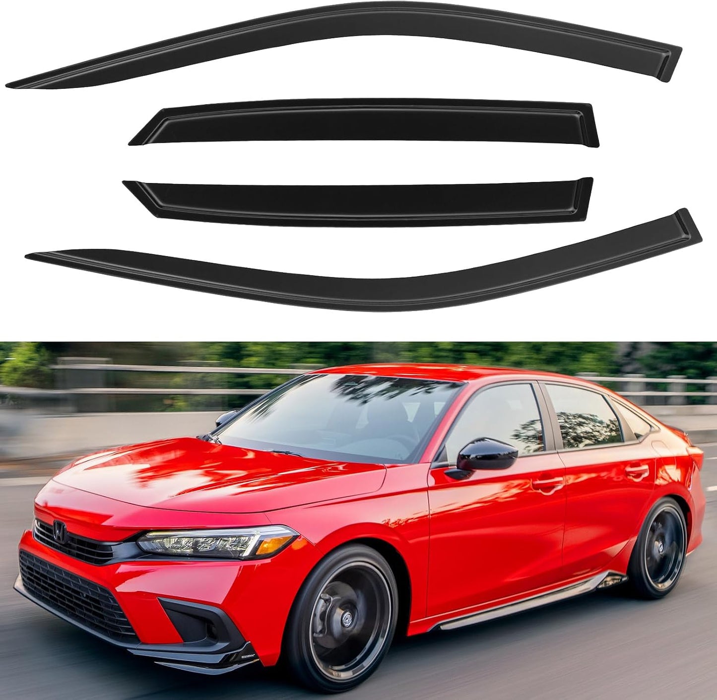 Window Visors Rain Guards for 2020-2025 Nissan Sentra