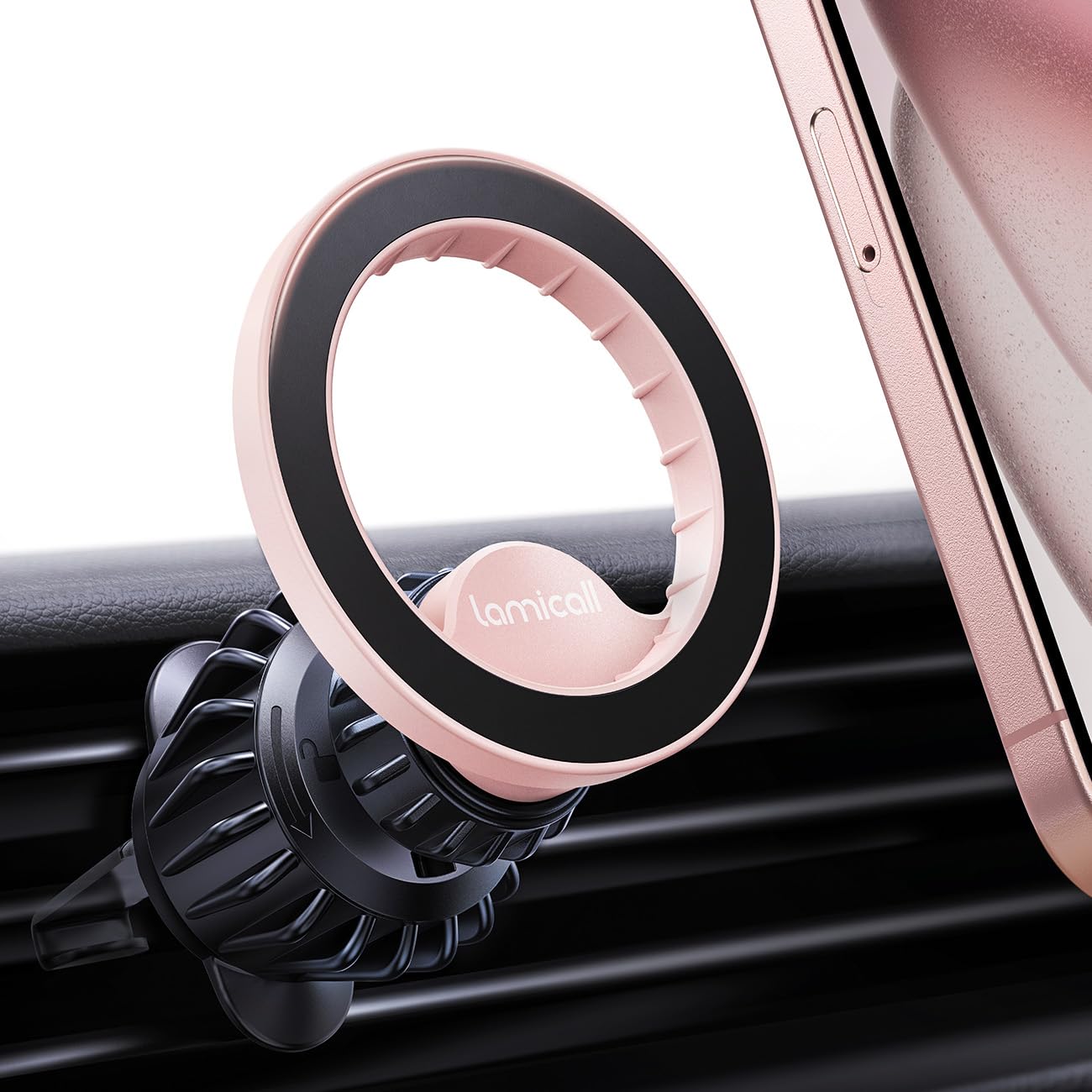 Lamicall for MagSafe Car Mount Vent 20 Super Magnets Accessories for iPhone