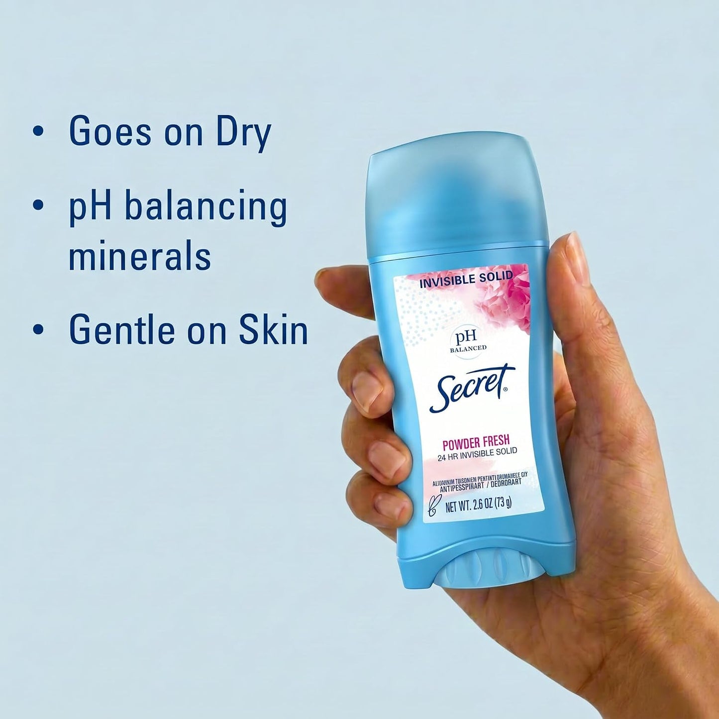 Secret Anti-Perspirant Deodorant Invisible Solid Powder Fresh Twin Pack 5.20 oz