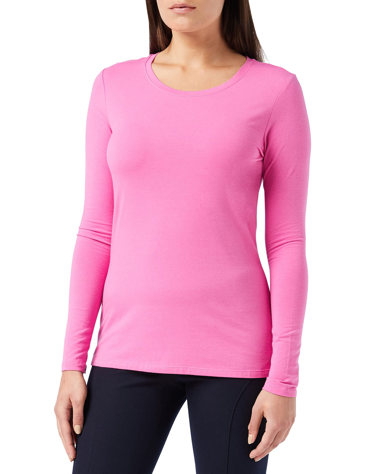 Amazon Essentials Women's Regular-Fit Long-Sleeve Crewneck T-Shirt