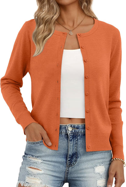 Trendy Queen Women's Lightweight Knit Cardigan