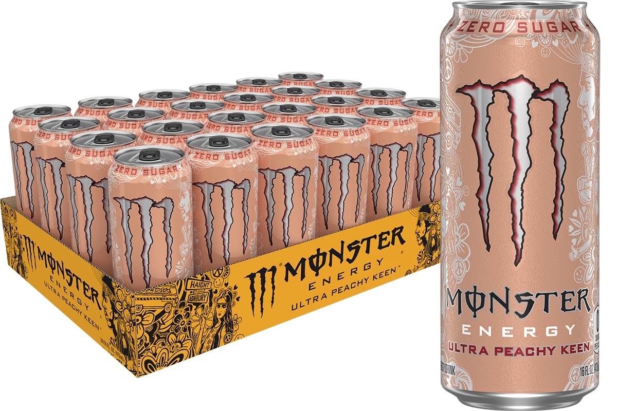 Monster Energy Zero Ultra, Sugar Free Energy Drink, 16 Ounce