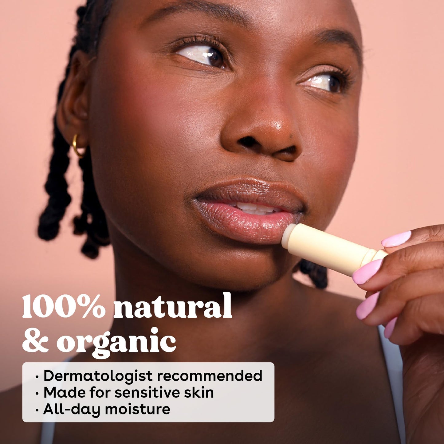 eos 100% Natural Lip Balm - Strawberry Sorbet and Pomegranate Raspberry, All-Day Moisture, Lip Care Products, 0.14 oz, 2-Pack