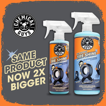 Chemical Guys, Tire Kicker Extra Glossy Tire Shine Spray, Dry Touch, 16 oz