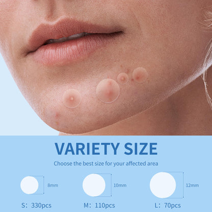 Daolyo 6 Sizes 142 Counts Large Acne Pimple Patches for Face