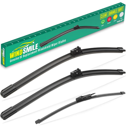 WINDSMILE Windshield Wiper Blade Replacement for Hyundai Palisade 2020-2025