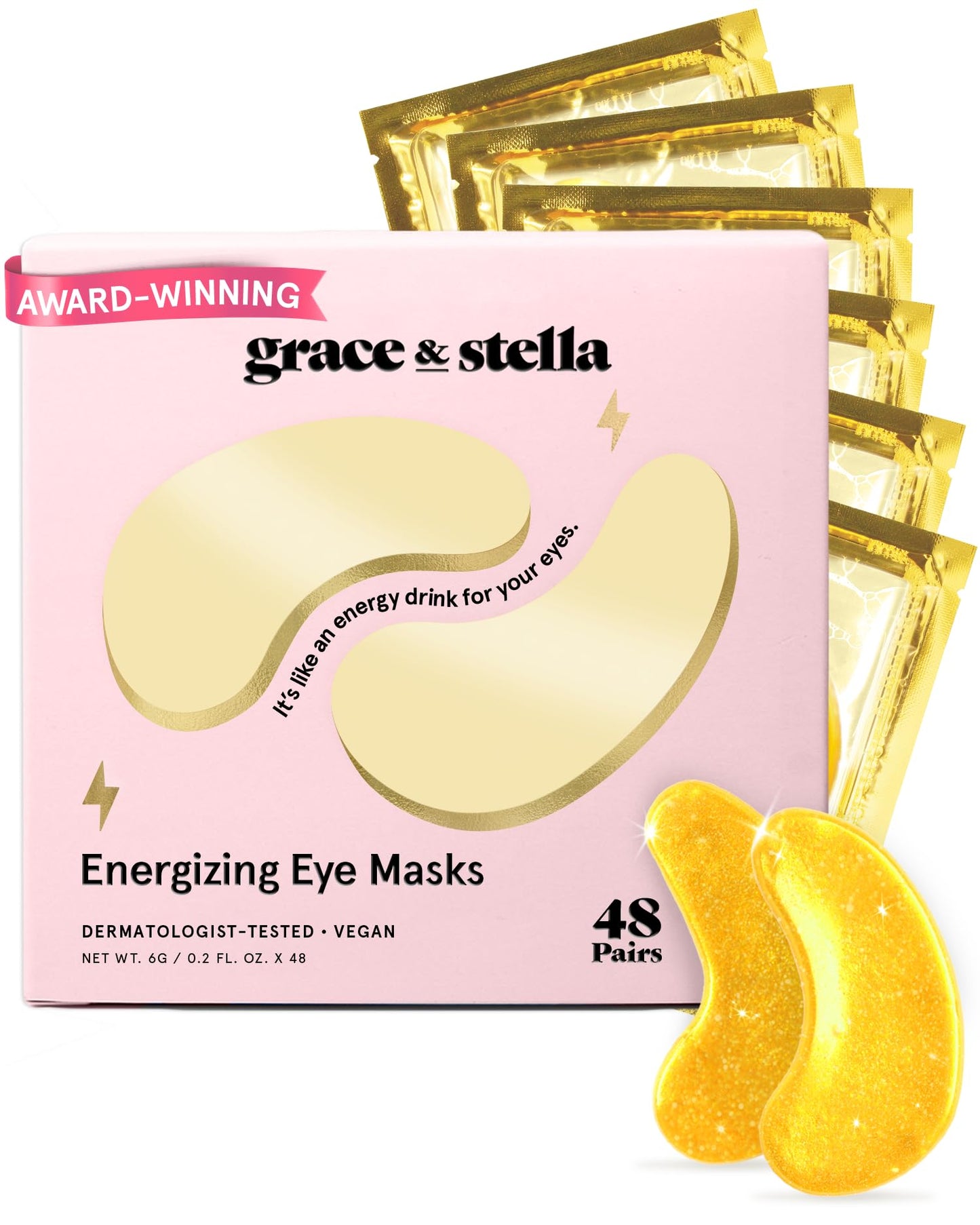 grace & stella Award Winning Eye Patches for Puffy Eyes