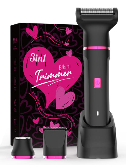 Risina 2-in-1 Bikini Trimmer for Women, Women's Electric Razor, Face Shaver