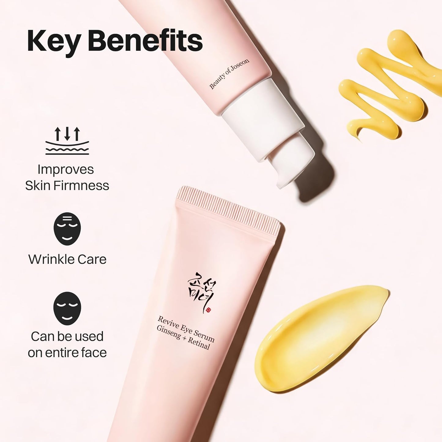 Beauty of Joseon Revive Eye Serum with Retinal Niacinamide Correction for Puffy Eye Bags Fine Lines Dark Circles Wrinkles, Korean Skin Care 30ml, 1.01 fl.oz