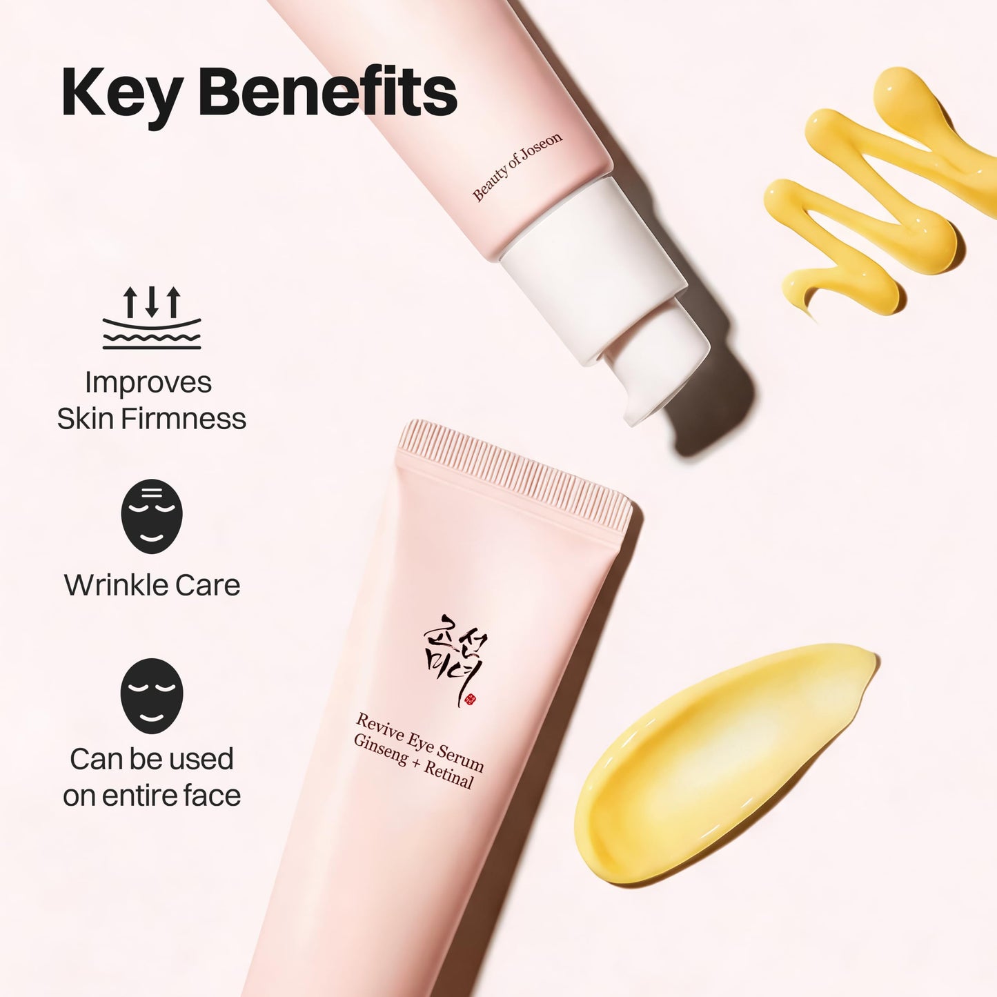 Beauty of Joseon Revive Eye Serum with Retinal Niacinamide Correction for Puffy Eye Bags Fine Lines Dark Circles Wrinkles, Korean Skin Care 30ml, 1.01 fl.oz