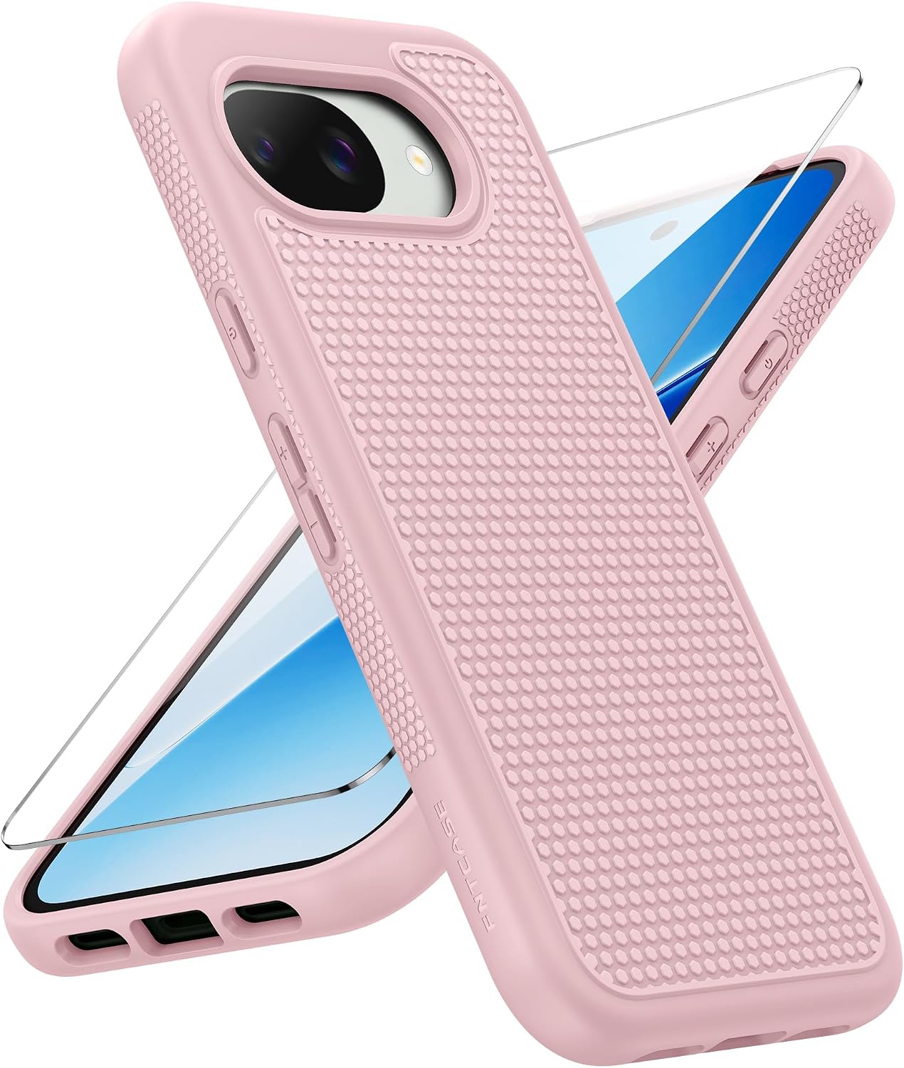 FNTCASE for Google Pixel 10 / Pixel 10 Pro Case: Soft TPU Non Slip Blue