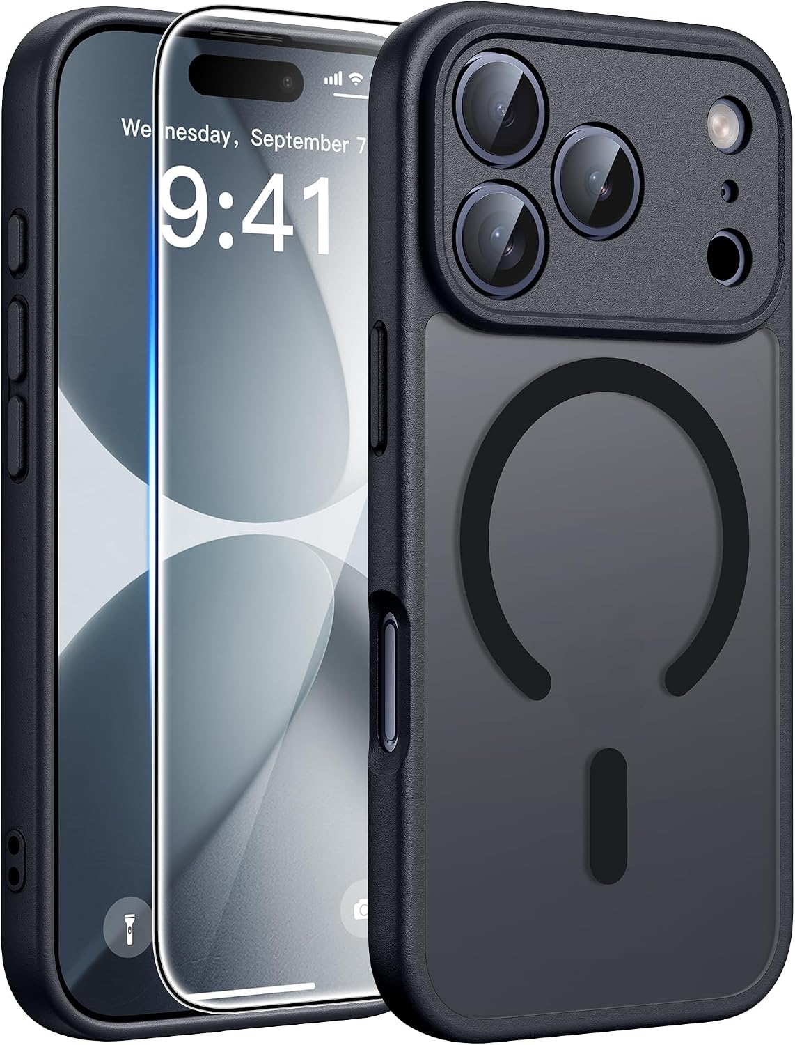 FNTCASE for Google Pixel 10 / Pixel 10 Pro Case: Soft TPU Non Slip Blue