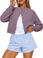 Trendy Queen Cropped Cardigan Sweaters for Women Fall Fashion Clothes 2026