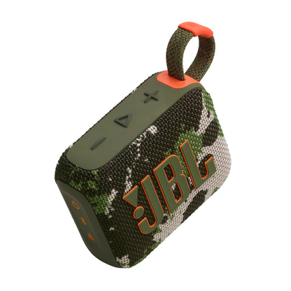 JBL Go 4 - Ultra-Portable, Waterproof and Dustproof Bluetooth Speaker, Big JBL Pro Sound with Punchy bass, 7-Hour Built-in Battery, Made in Part with Recycled Materials (Black)