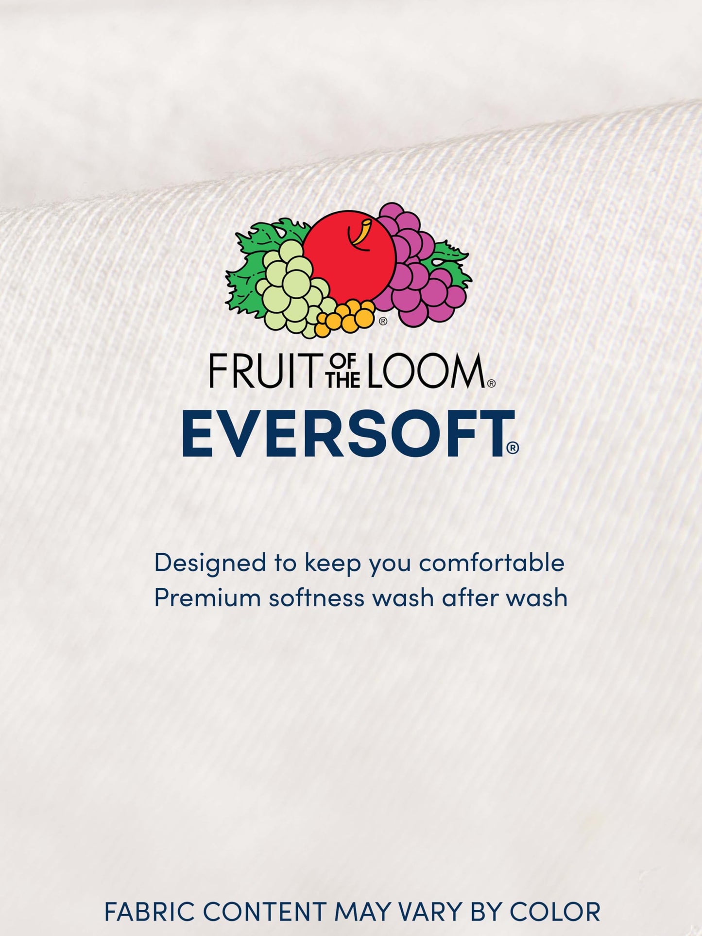 Fruit of The Loom Men's Crew Tee Undershirts, Moisture Wicking & Tag Free, Also Available in Big & Tall