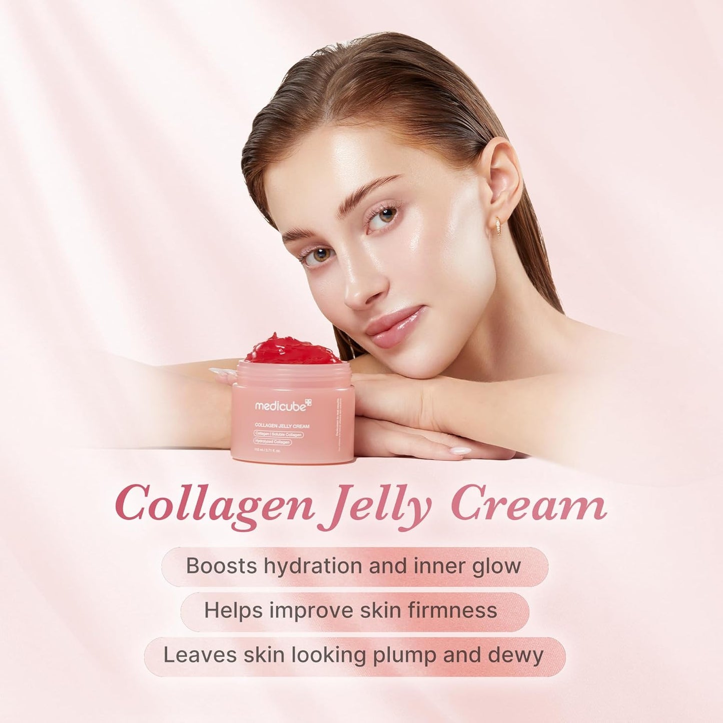 medicube Jelly Cream with Collagen & Niacinamide, 1.69 fl.oz