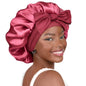 YANIBEST Adjustable Silk Bonnet for Sleeping Women Double Layer Satin Bonnet Reduce Friction Prevent Frizz Curly Hair
