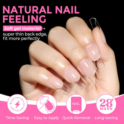 UNA GELLA 15g Nail Glue for Press On Nails with 20ml Nail Glue Remover Kit